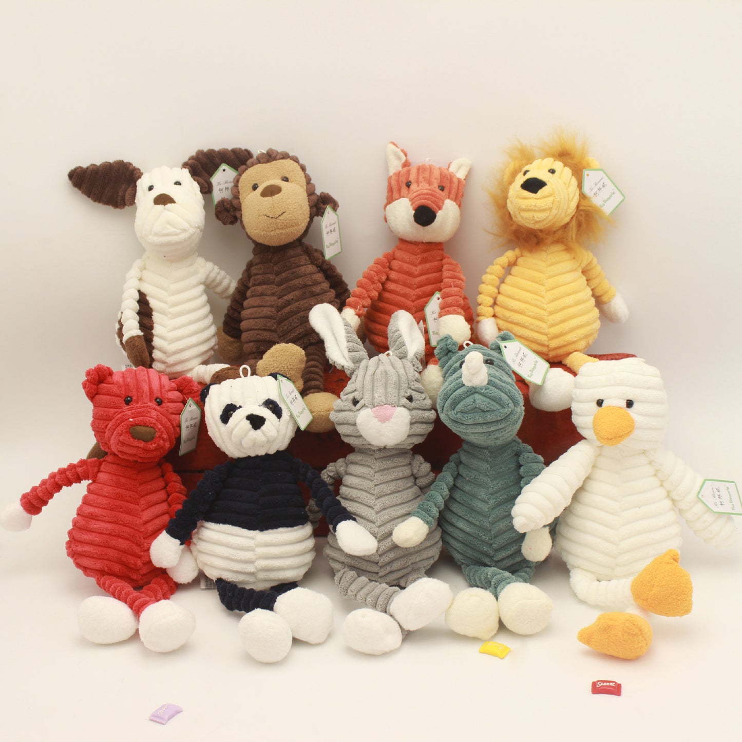 Striped Animal Plush Toy