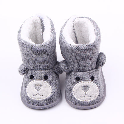 Bear Knitting Shoes