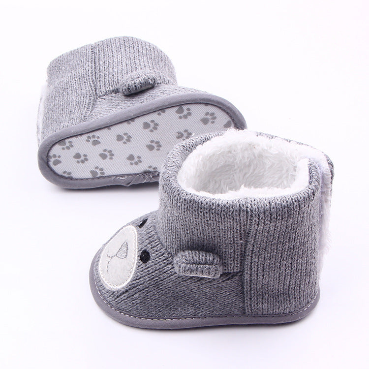 Bear Knitting Shoes