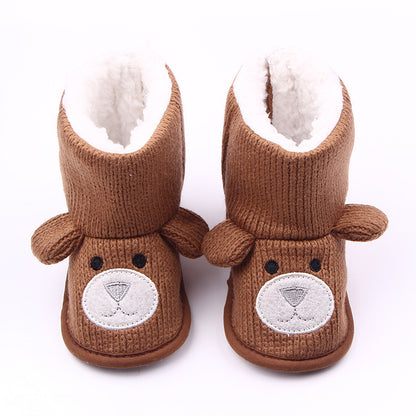 Bear Knitting Shoes