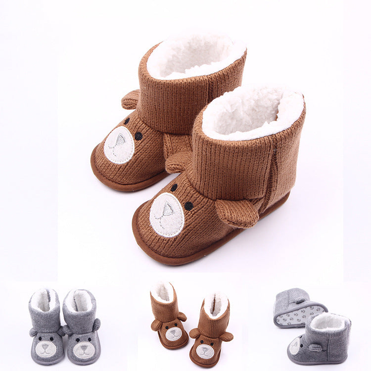 Bear Knitting Shoes