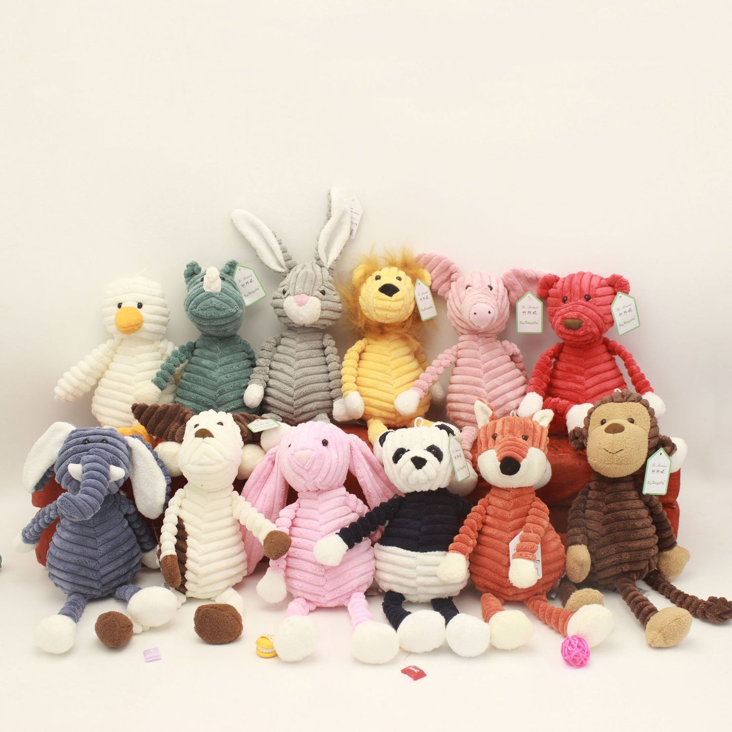 Striped Animal Plush Toy